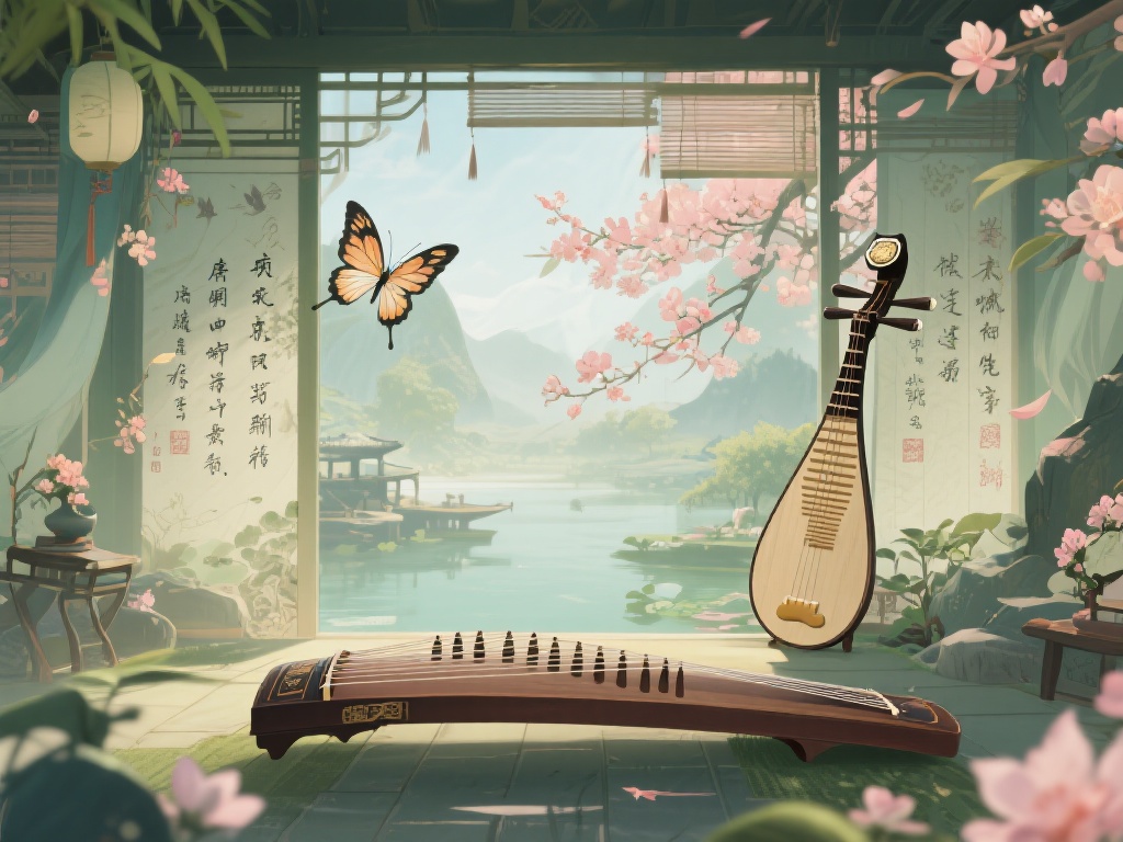 尤其值得一提的是，游戏中的背景音乐采用了传统乐器如